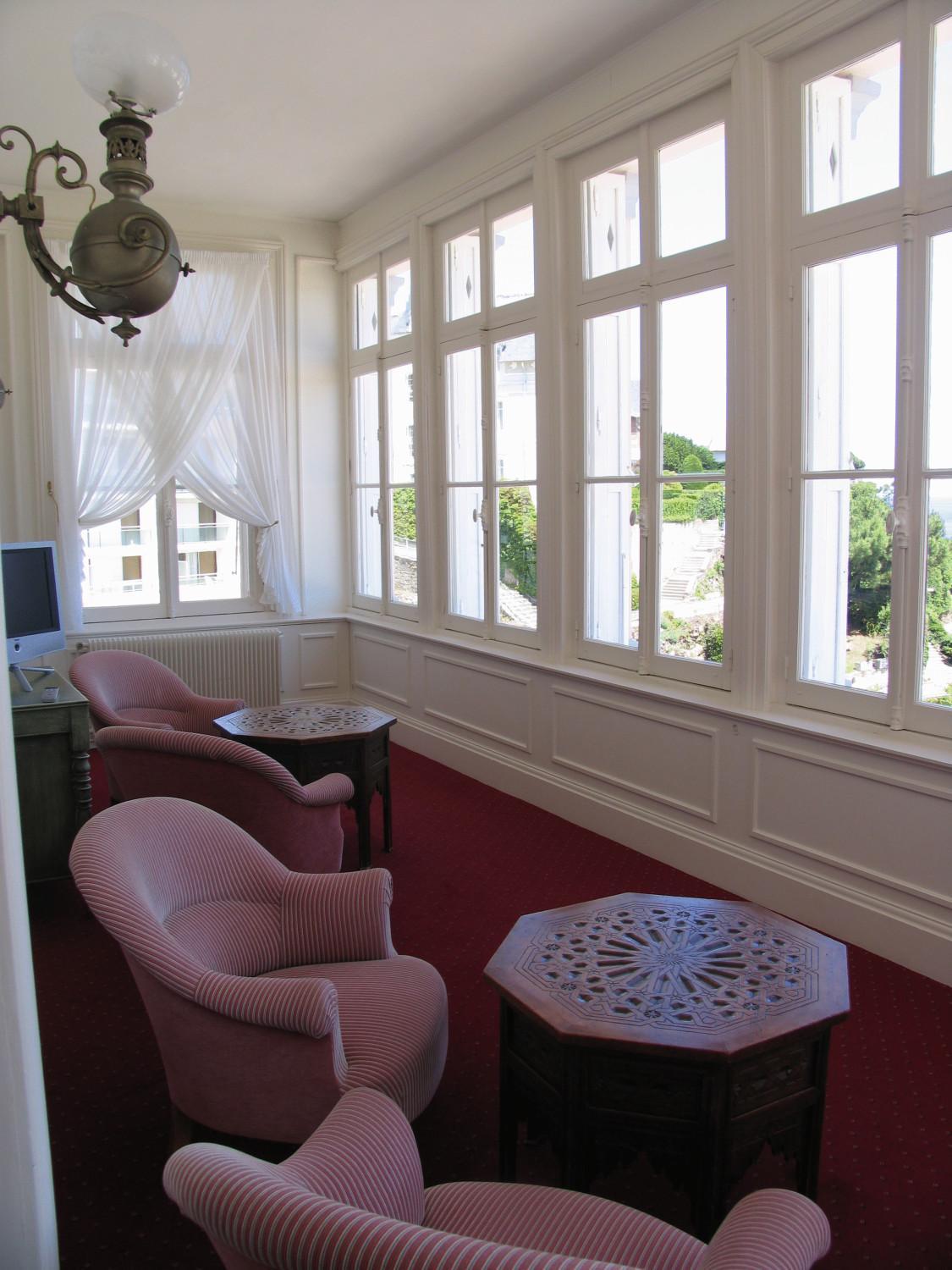 Hotel Villa Reine Hortense Dinard Ristorante foto